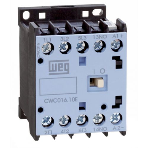 Imagem Produto MINI CONTATOR 16A 1NA 127V 50/60HZ CWC016-10-30D17 - WEG