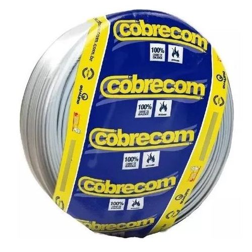 Imagem Produto CABO FLEXIVEL COBRE PVC 70G 750V 1X2,5MM CINZA - COBRECOM