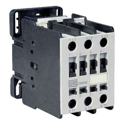 Imagem Produto CONTATOR PRINCIPAL TRIPOLAR 40A S/NANF 24V 50/60HZ CWM40-00-30D02 - WEG
