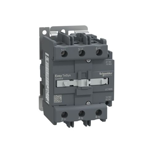 Imagem Produto CONTATOR TRIPOLAR 95A 1NA+1NF 110VCA 50/60HZ LC1 - SCHNEIDER INDUSTRIAL