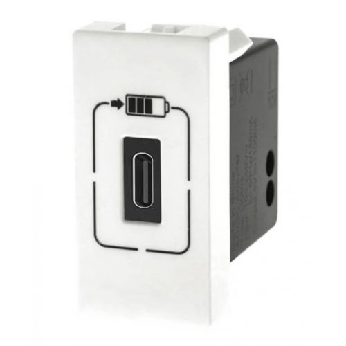 Imagem Produto MODULO TOMADA USB 1,5A BIVOLT BRANCO