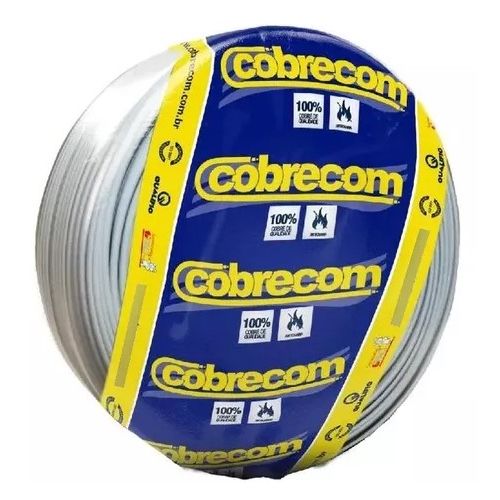 Imagem Produto CABO FLEXIVEL COBRE PVC 70G 750V 1X1,5MM CINZA - COBRECOM