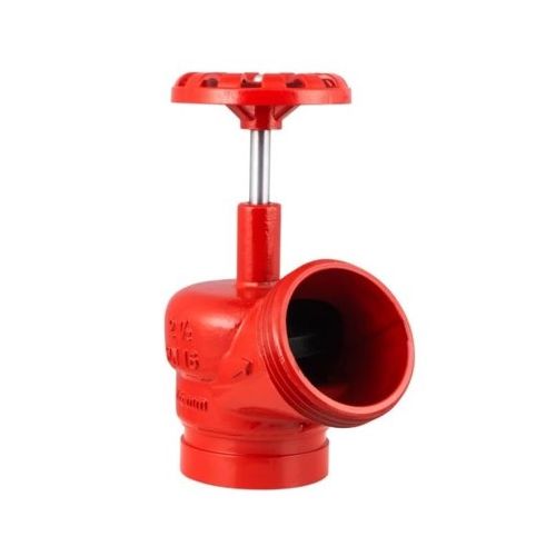 Imagem Produto VALVULA ANGULAR (REGISTRO GLOBO) FERRO FUNDIDO RANHURADA 2 1/2 45 GRAUS - 76MM - SEGURIMAX