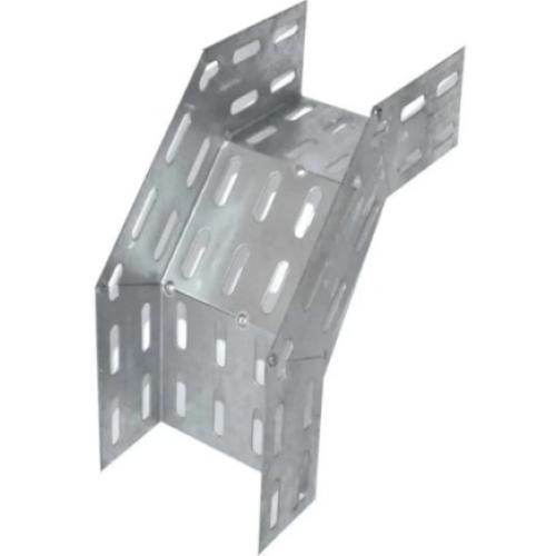 Imagem Produto CURVA P/ELETROCALHA GALVANIZADA A FOGO PERFURADO VERTICAL EXTERNO 90G 100X100MM CHAPA 20 - JEA