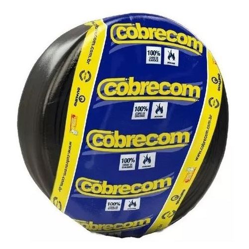Imagem Produto CABO PP COBRE PVC 70G 500V 4X1,5MM PRETO - COBRECOM