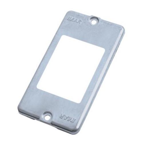 Imagem Produto TAMPA P/CONDULETE ALUMINIO SEM PINTURA 3 ESPACOS RETANGULARES 3/4"