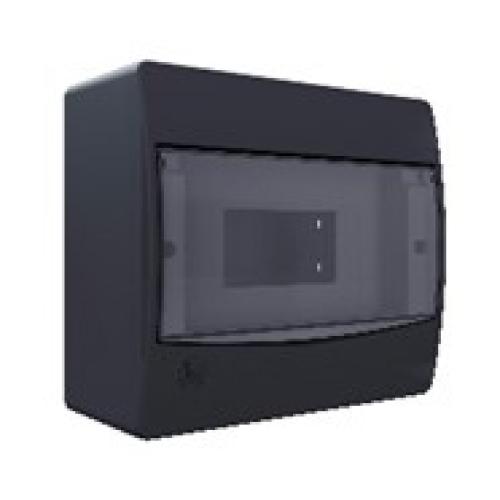 Imagem Produto CD PVC EMBUTIR 9 DISJUNTORES DIN PRETO PORTA PRETA SLIM - DDG