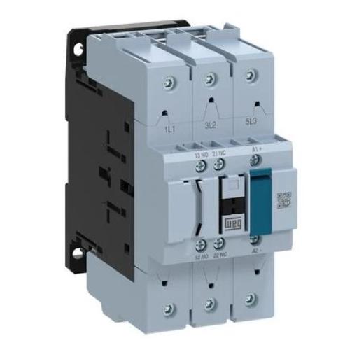 Imagem Produto CONTATOR PRINCIPAL TRIPOLAR 110A 1NA1NF 110VCA/255VCC 50/60HZ CWB110-11-30E65 - WEG