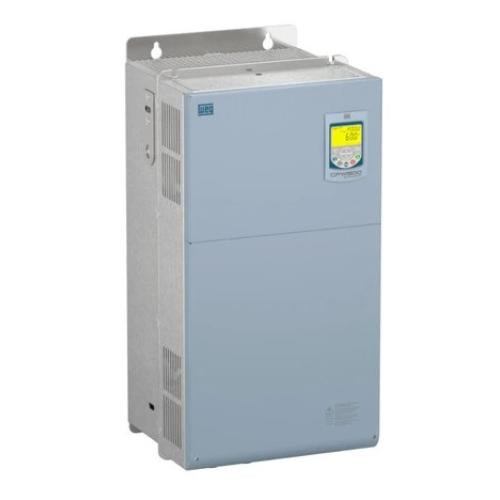 Imagem Produto INVERSOR FREQUENCIAL TRIFASICO 75KW 100CV 142A 380-480V CFW500G0180T4DB20C3G2 - WEG