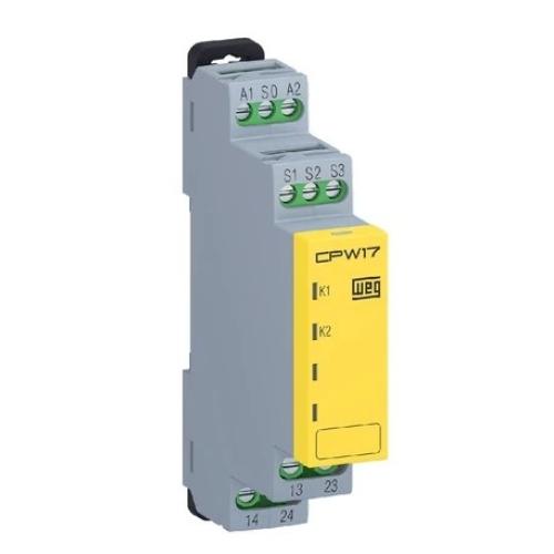 Imagem Produto RELE SEGURANCA 24VCA/VCC 2NA CONTROLE PARADA EMERGENCIA (MANUAL E AUTOMATICO) CPW17 - WEG