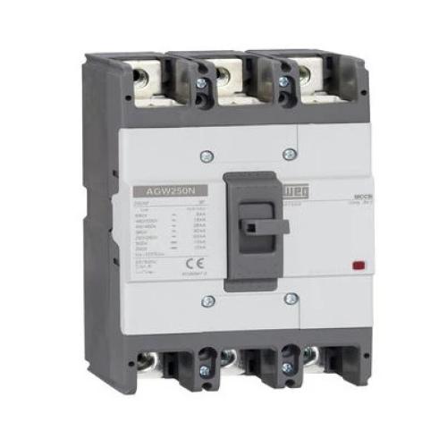Imagem do produto DISJUNTOR CAIXA MOLDADA 3 POLOS 250A 30KA EM 380VCA AGW250N-DX250-3 - WEG
