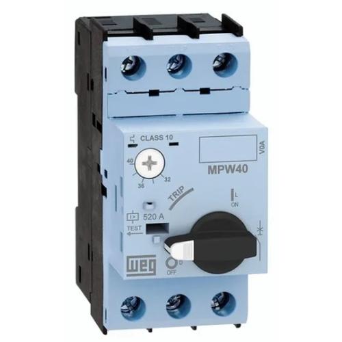 Imagem Produto DISJUNTOR MOTOR 3 POLOS 4-6,3A 100KA/440V MPW40-3-D063 - WEG
