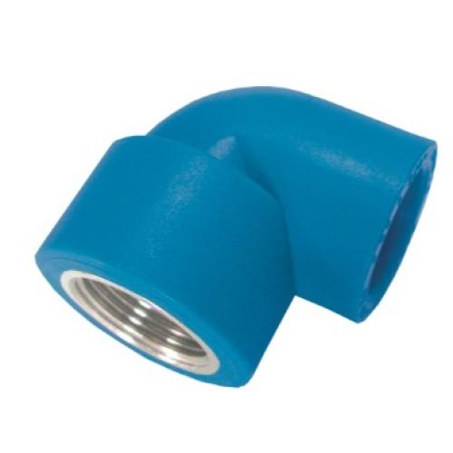 Imagem Produto JOELHO FEMEA TRANSICAO PPR INDUSTRIAL 25X1/2 AZUL - TOP FUSION