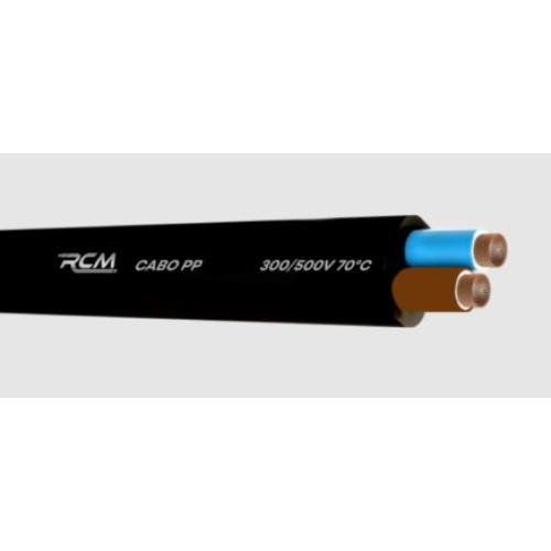 Imagem Produto CABO PP COBRE PVC 70G 500V 2X1,5MM PRETO - RCM