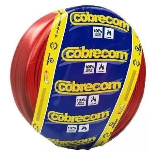Imagem Produto CABO LSHF/A 70G FLEXIVEL 750V 1X4MM VERMELHO ATOX - COBRECOM