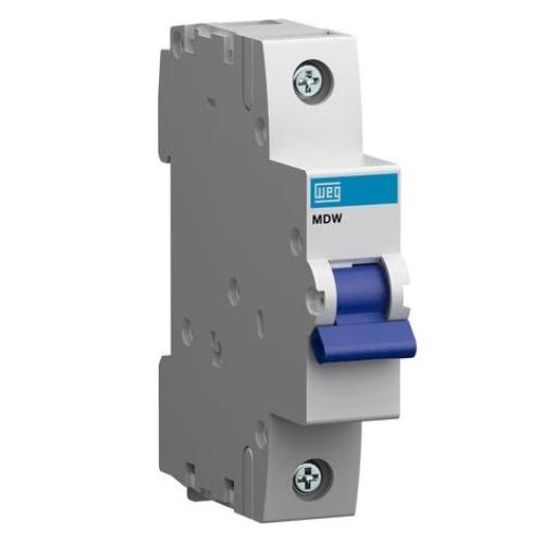 Imagem Produto DISJUNTOR DIN 1 POLOS C125 3KA/400V E 5KA/230V ICN MDW-C125 - WEG