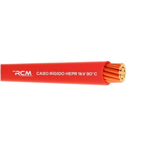 Imagem Produto CABO RIGIDO COBRE HEPR 90G 1KV 1X16MM VERMELHO - RCM