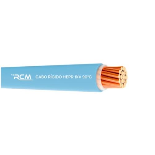 Imagem Produto CABO RIGIDO COBRE HEPR 90G 1KV 1X95MM AZUL - RCM