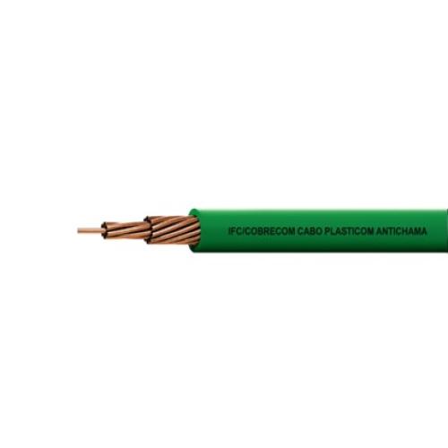Imagem Produto CABO RIGIDO COBRE PVC 70G 750V 1X10MM VERDE - COBRECOM