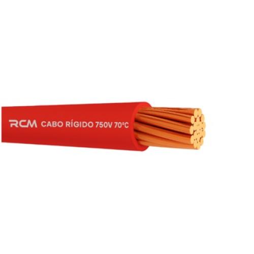 Imagem Produto CABO RIGIDO COBRE PVC 70G 750V 1X10MM VERMELHO - RCM