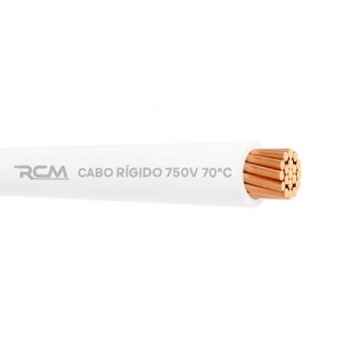 Imagem Produto CABO RIGIDO COBRE PVC 70G 750V 1X16MM BRANCO - RCM