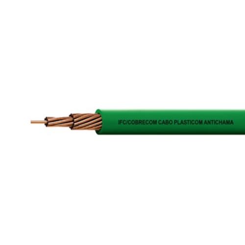Imagem Produto CABO RIGIDO COBRE PVC 70G 750V 1X16MM VERDE - COBRECOM