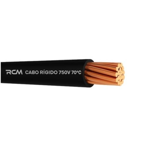 Imagem Produto CABO RIGIDO COBRE PVC 70G 750V 1X50MM PRETO - RCM