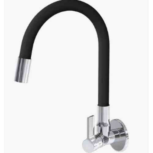 Imagem Produto TORNEIRA METALICA COZINHA PAREDE FLEXIVEL PRETA C65 - ALPHA