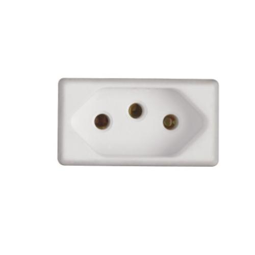 Imagem Produto MODULO TOMADA 20A/250V BRANCO - TRAMONTINA