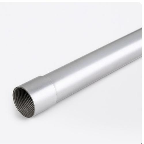 Imagem Produto ELETRODUTO PESADO GALVANIZADO A FOGO PAREDE 3,38  C/ROSCA C/LUVA  1 NBR5597