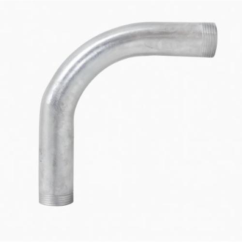 Imagem Produto CURVA P/ELETRODUTO GALVANIZADA A FOGO 90G C/ROSCA NPT  1 1/2
