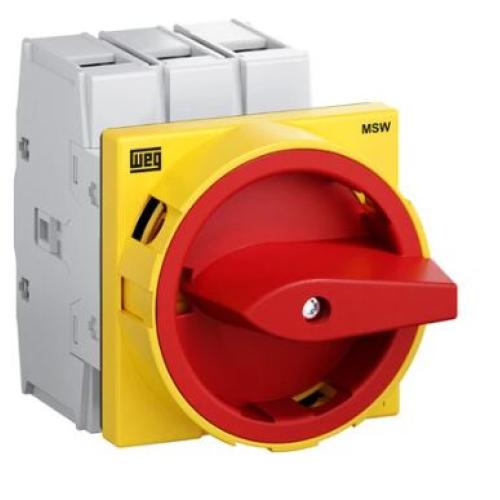Imagem Produto INTERRUPTOR SECCIONADOR  63A COM MANOPLA  MSW063F-3P00-3R - WEG