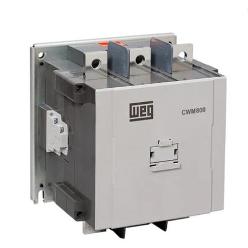 Imagem Produto CONTATOR PRINCIPAL TRIPOLAR 800A 2NA2NF 220-240VCA/200-220VCC 50/60HZ CWM800-22-30E39 - WEG