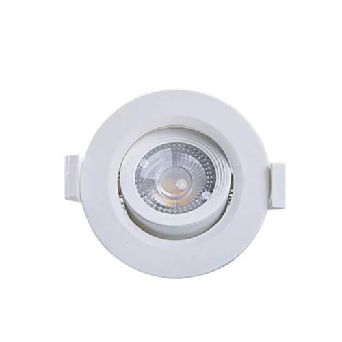 Imagem Produto LUMINARIA SPOT LED EMBUTIR REDONDA 3W 3000K BRANCA 7,5CM - TASCHIBRA