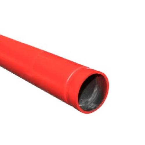 Imagem Produto TUBO RANHURADO (GROOVED) NBR 5590 2 1/2 6M 73MM VERMELHO