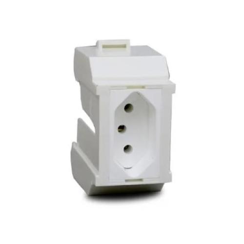 Imagem Produto TOMADA SOBREPOR RETANGULAR 2P+T NBR 10A PARA TRILHO CSW - WEG