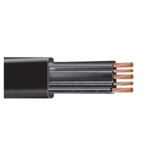 Imagem Produto CABO CHATO COBRE PVC 70G 1KV 4X2,5 PRETO VIAS NUMERADAS