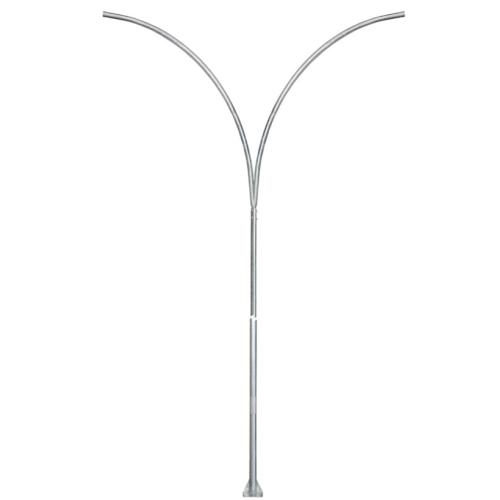 Imagem Produto POSTE GALVANIZADO A FOGO CURVO 6M DUPLO - OLIVO