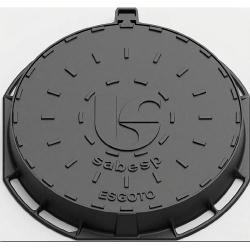 Imagem Produto TAMPA FERRO ESGOTO 600MM 12,5 TONELADAS