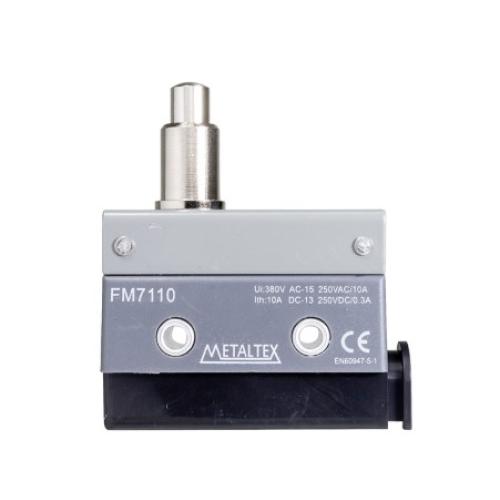 Imagem Produto CHAVE FIM DE CURSO PLASTICA ATUADOR PINO LONGO  FM7110 - METALTEX