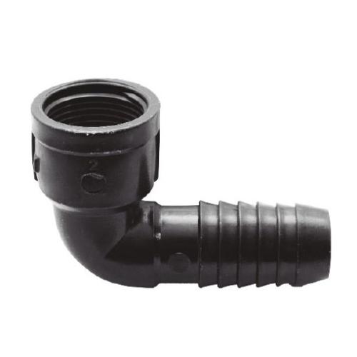 Imagem Produto JOELHO 90G ROSCAVEL P/MANGUEIRA 3/4 PRETO