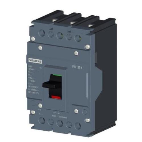 Imagem Produto DISJUNTOR CAIXA MOLDADA 3 POLOS 80A 10KA EM 380V - SIEMENS