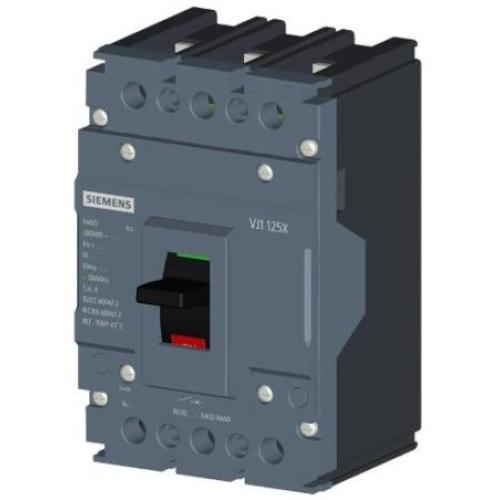 Imagem Produto DISJUNTOR CAIXA MOLDADA 3 POLOS 50A 10KA EM 380V - SIEMENS