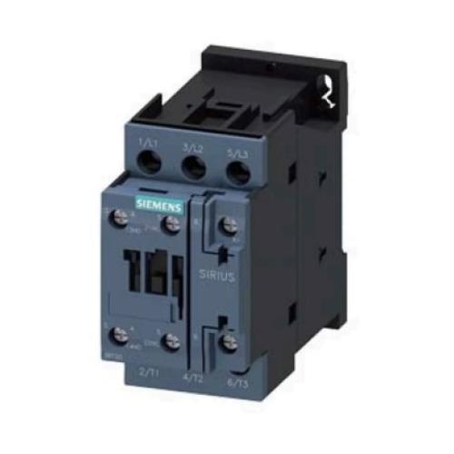 Imagem Produto CONTATOR PRINCIPAL TRIPOLAR 25A 1NA 1NF 220VCC 50/60HZ CWB25 3RT2 - SIEMENS