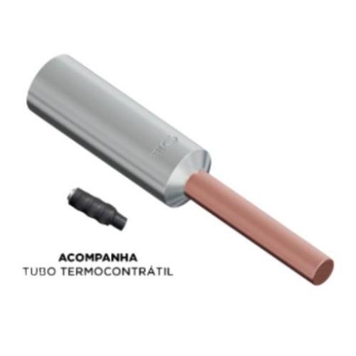 Imagem Produto TERMINAL COMPRESSAO BIMETALICO BORNE PINO REDONDO COBRE P/CABO 70MM - INTELLI