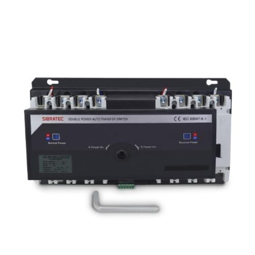 Imagem Produto CHAVE TRANSFERENCIA AUTOMATICA REDE/GERADOR TETRAPOLAR 250A 4 POLOS HYCQ5M - SIBRATEC