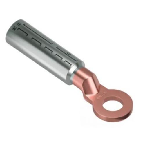 Imagem Produto TERMINAL COMPRESSAO SIMPLES BIMETALICO P/CABO 185MM FURO 13MM - INTELLI