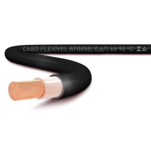 Imagem Produto CABO FLEXIVEL COBRE HEPR 90G 1KV 1X25MM PRETO ATOX - INDUSCABOS