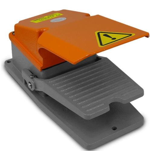 Imagem Produto PEDALEIRA ALUMINIO 1NA+1NF CINZA/LARANJA IP66 C/CAPA - SIBRATEC