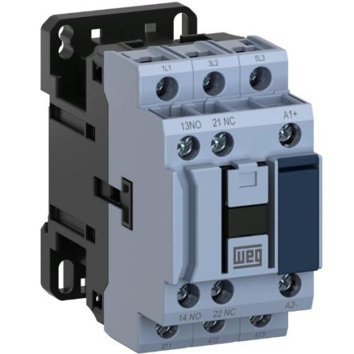 Imagem Produto CONTATOR PRINCIPAL TRIPOLAR 9A 1NA1NF 380V 50/60HZ CWB9-11-30D33 - WEG